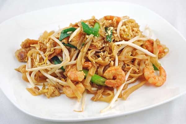 món pad thái khi hoàn thành